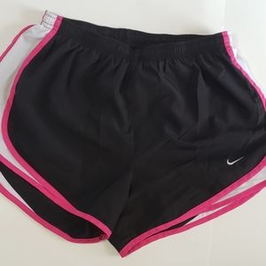 Nike Dri-Fit run short size medium black pink